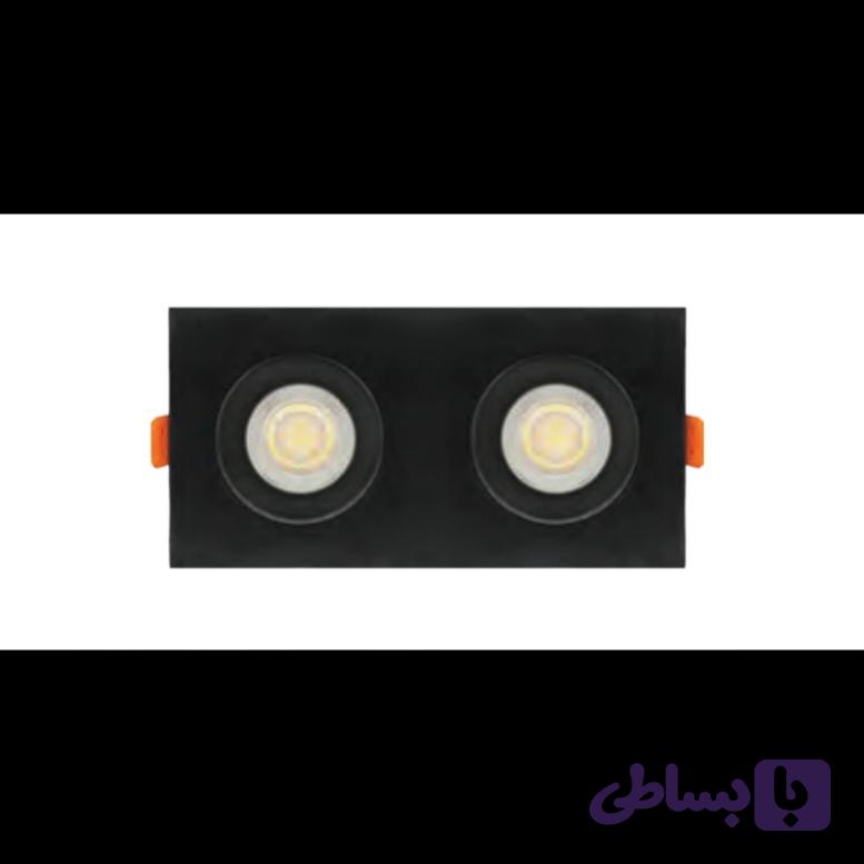 قاب هالوژن abs مشکی دوتایی لین