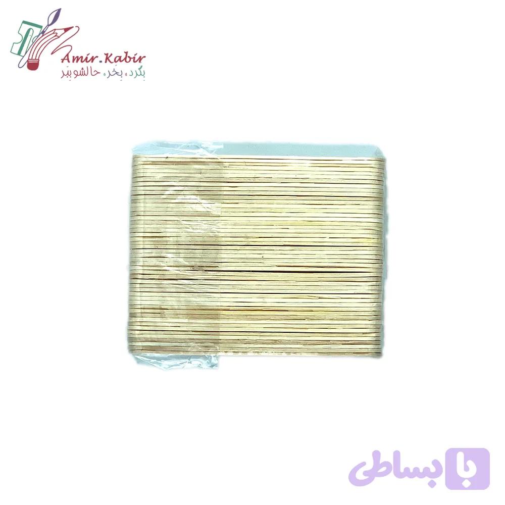 چوب بستنی درجه 1 پهن تک رنگ