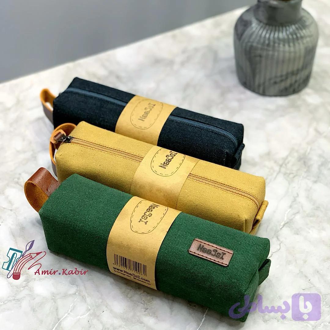 جامدادی تک زیپ کتان ناسی