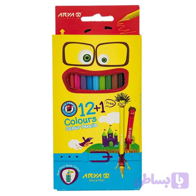 مداد رنگی 12 رنگ آریا (کد J96HG)