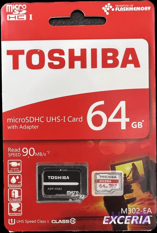 کارت حافظه Micro SD مدل توشیبا ظرفیت 64 گیگ