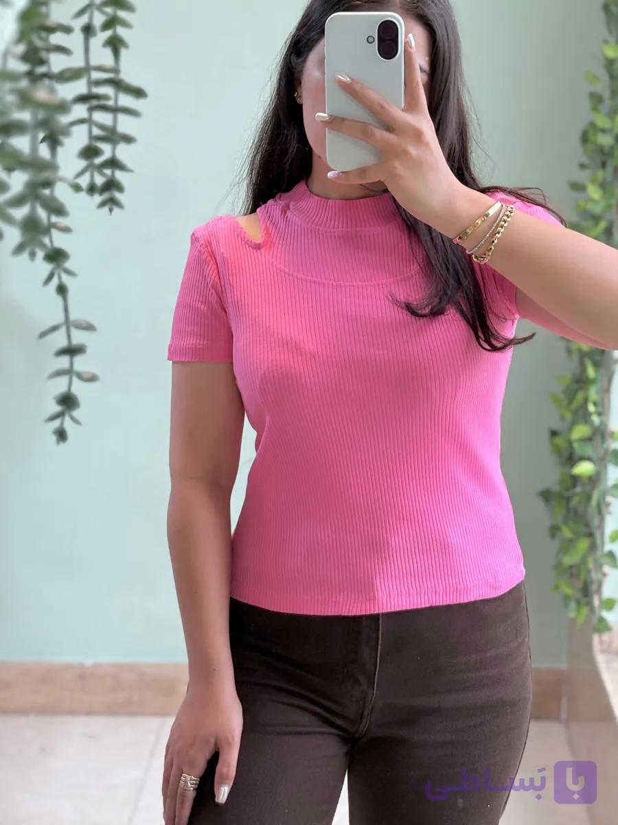 تیشرت سرشانه باز 6060