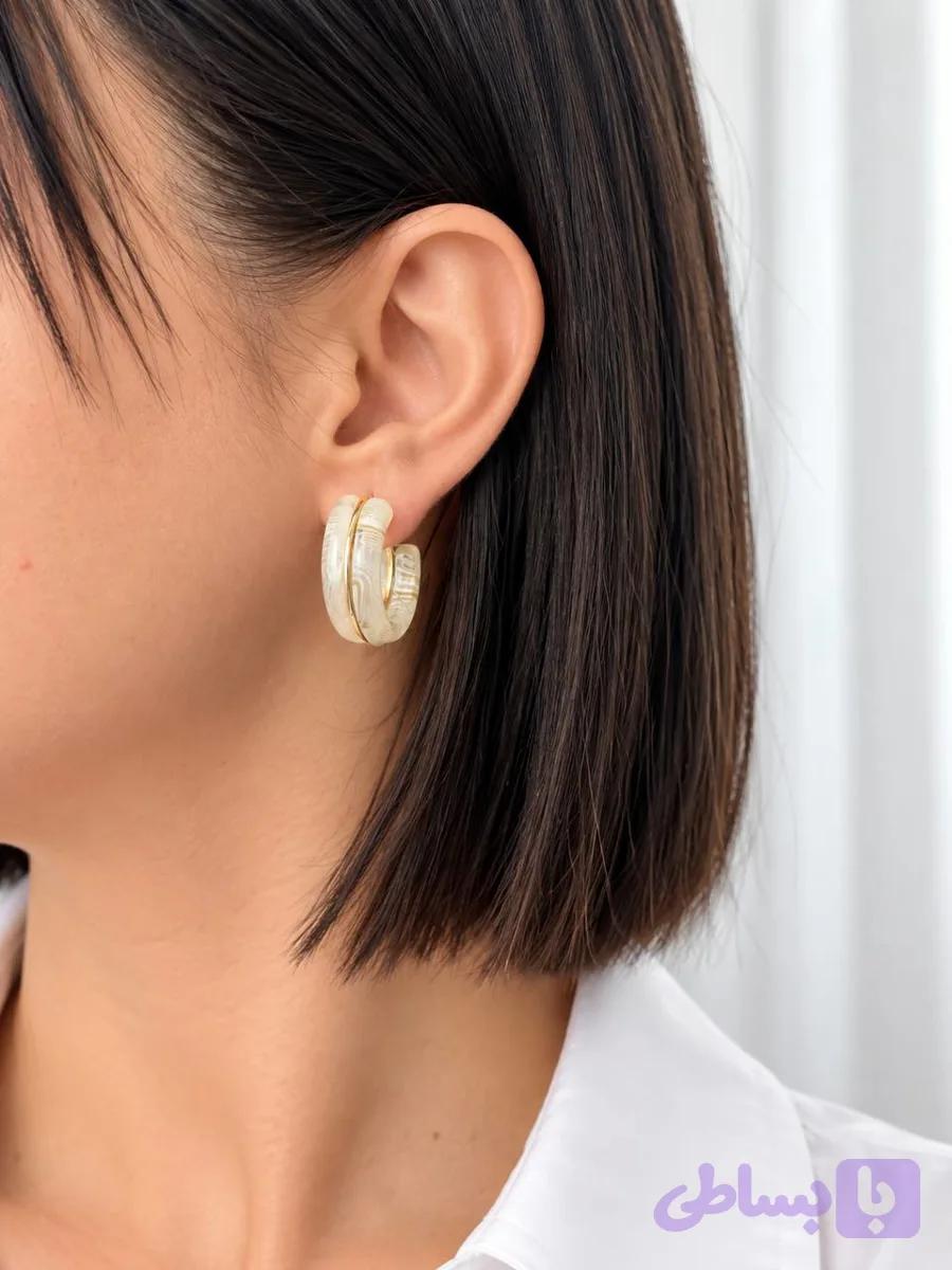 گوشواره حلقه ای زرینی