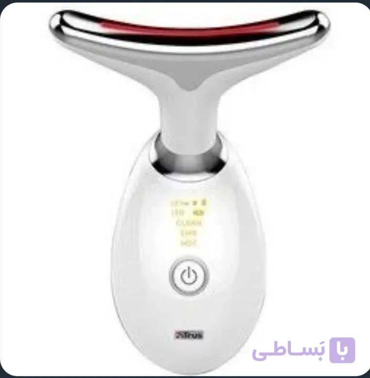 ماساژور برقی صورت و گردن شارژی مدل ES-1081 با فناوری لرزش لمسی هوشمند، 3 حالت ماساژ پاکسازی، EMS و حرارت 45 درجه، 3 حالت نور درمانی LED، قابل حمل با شارژ سریع USB-C و تا 12 بار استفاده پس از شارژ کامل — تصویر 1