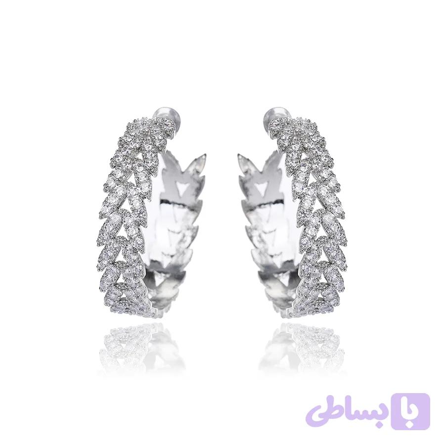 گوشواره ژوپینگ رنگ ثابت مدل LAM192