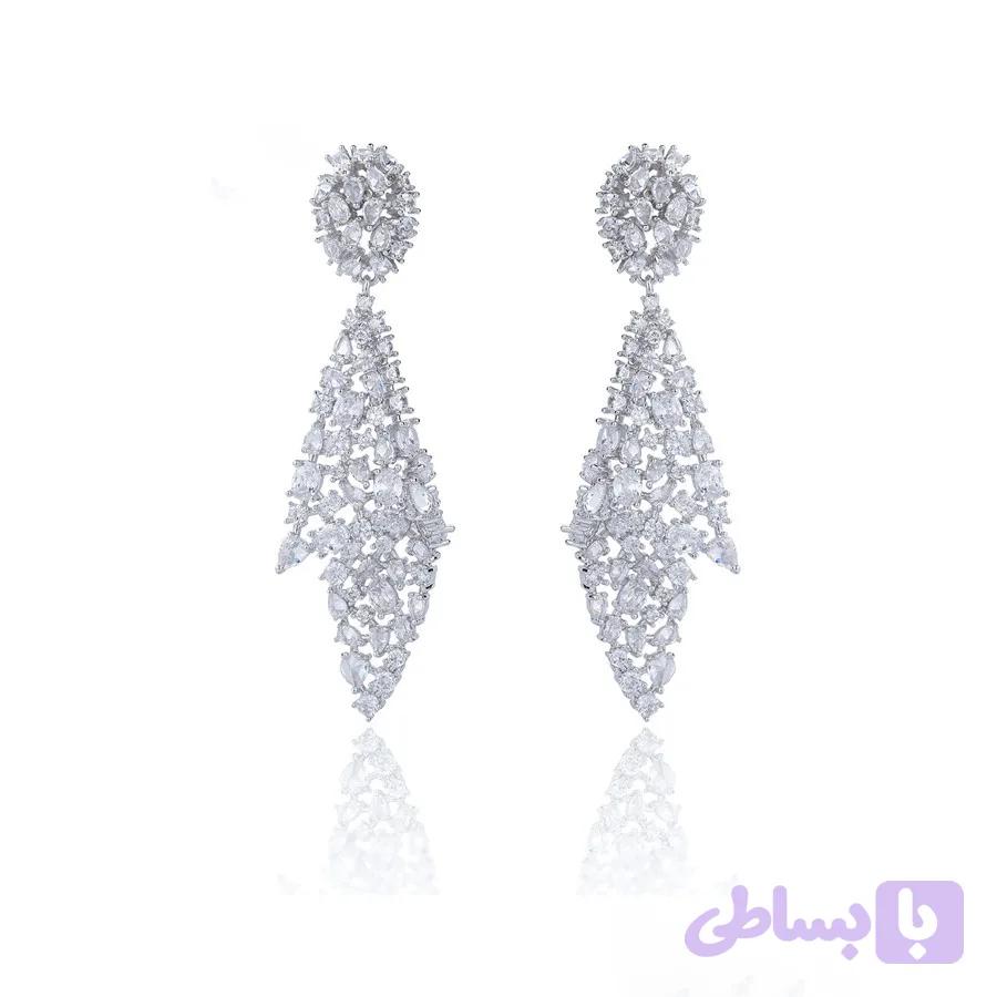 گوشواره ژوپینگ رنگ ثابت مدل LAM194