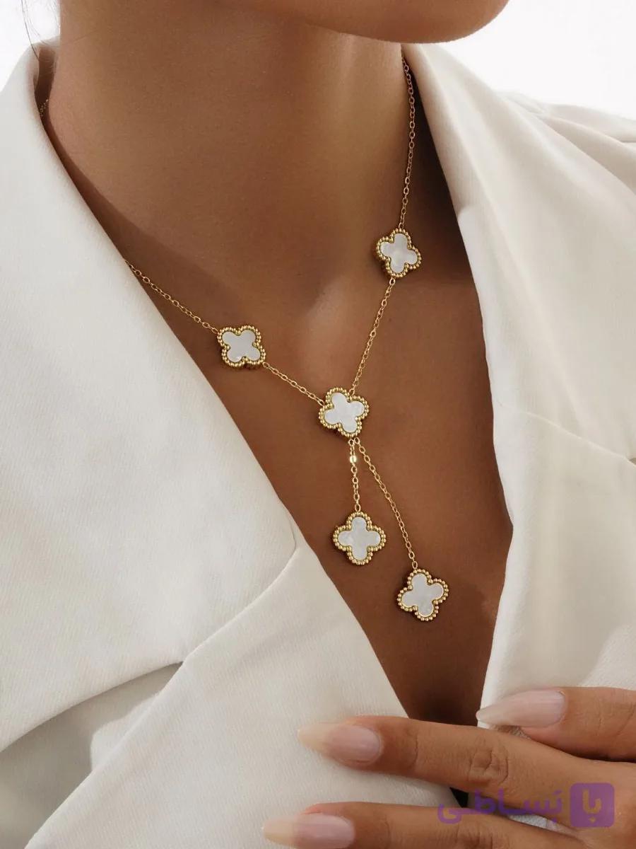 گردنبند زنانه نانو رنگ ثابت