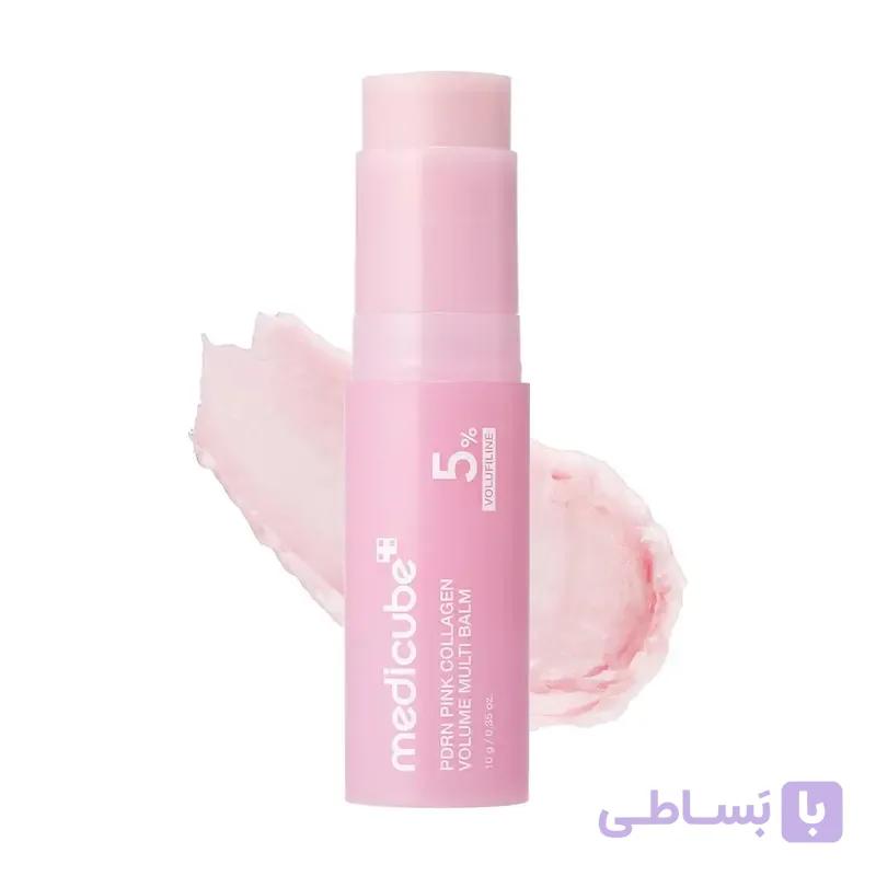 بالم استیکی PDRN و کلاژن مدی کیوب ضدچروک و لیفت کننده قویmedicube PDRN Pink Collagen Volume Multi Balm Stick — تصویر 1
