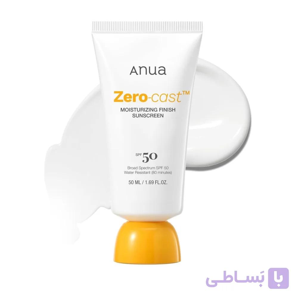 ضدآفتاب آبرسان آنوا بی‌رنگ بدون رد سفیدیAnua Zero-Cast Moisturizing Finish Sunscreen — تصویر 1