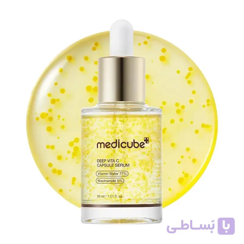 سرم کپسولی ویتامین C روشن‌کننده و ضدلک مدی کیوب Medicube Deep Vita C Capsule Serum — تصویر 1