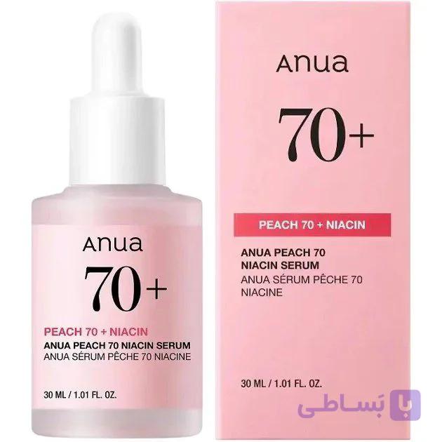 سرم روشن کننده نیاسینامید آنوا حاوی عصاره هلوAnua Peach 70 Niacinamide Serum — تصویر 1
