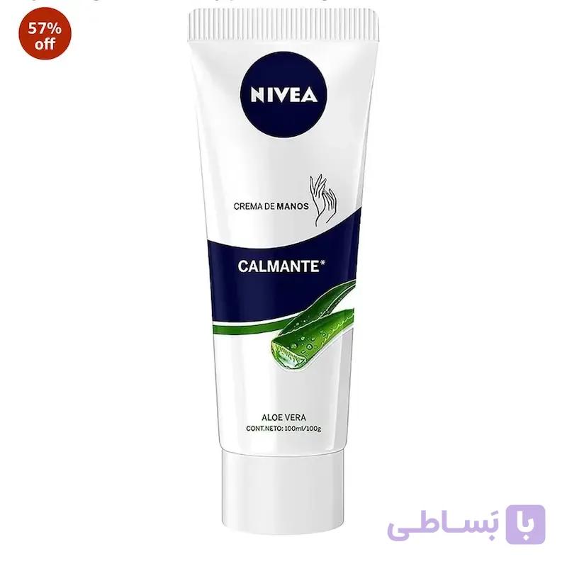 کرم دست تسکین‌دهنده نیوآ حاوی آلوئه‌وراNIVEA Crema de Manos Calmante Aloe Vera – Soothing Hand Cream for Dry & Rough Skin — تصویر 1