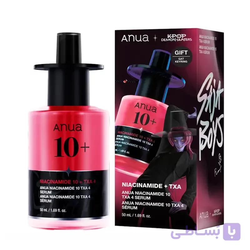 سرم نیاسینامید ضد لک و روشن کننده آنوا کی‌پاپ Anua K-Pop Demon Hunters پپپ Niacinamide 10 TXA 4 Serum 50ml — تصویر 1