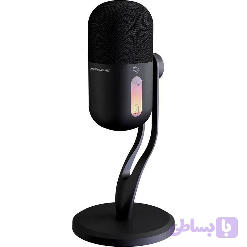 میکروفون گیمینگ پرودو مدل RGB CONDENSER MICROPHONE PDX5MK06BK