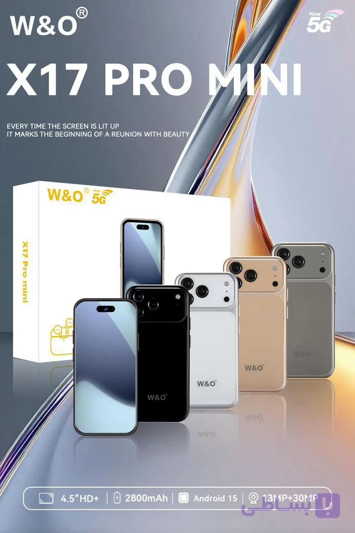 گوشی لمسی مینی iphone 17 pro max با کیفیت عالی ایرپاد دار — تصویر 1
