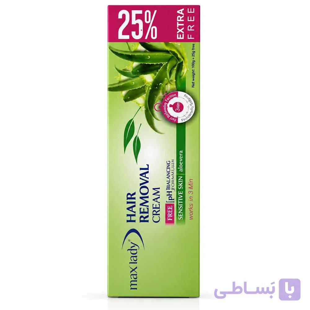 کرم موبر مکس لیدی رایحه لیمو پوست حساس حجم 125 گرم