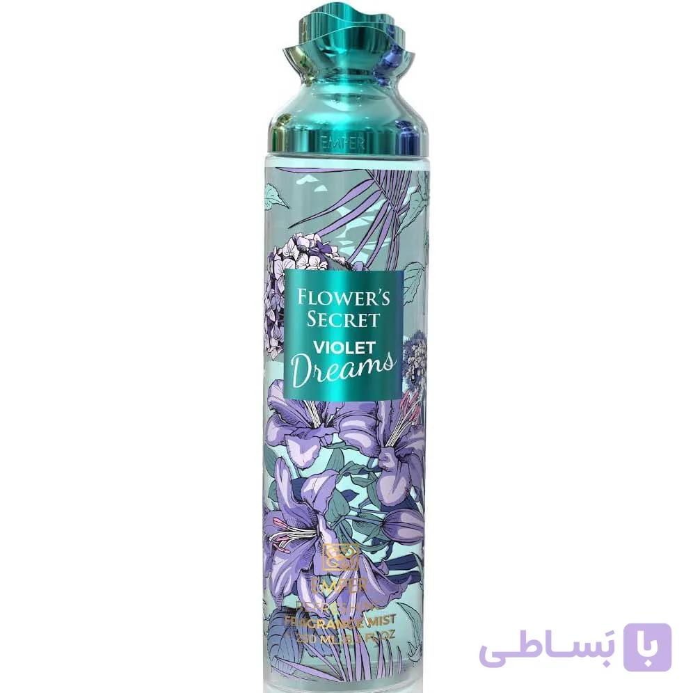 بادی اسپلش زنانه امپر مدل Emper Flower’S Secret Violet Dreams حجم 250 میل