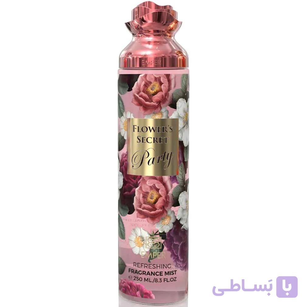 بادی اسپلش زنانه امپر مدل Emper Flower’S Secret Party حجم 250 میل