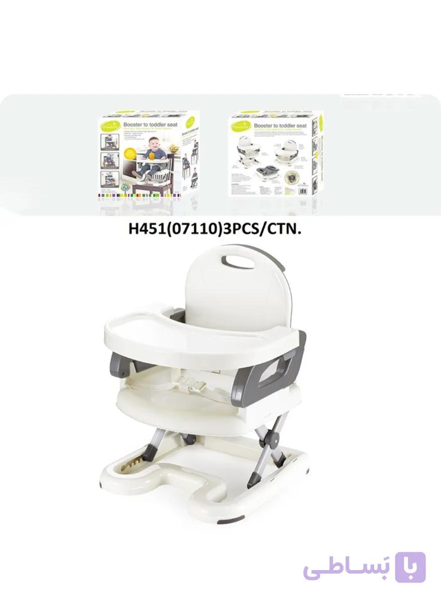 صندلی غذاخوری پرتال کودک ماستلا قابل تنظیم رنگ طوسی ،با ضمانت اصالالت کالا