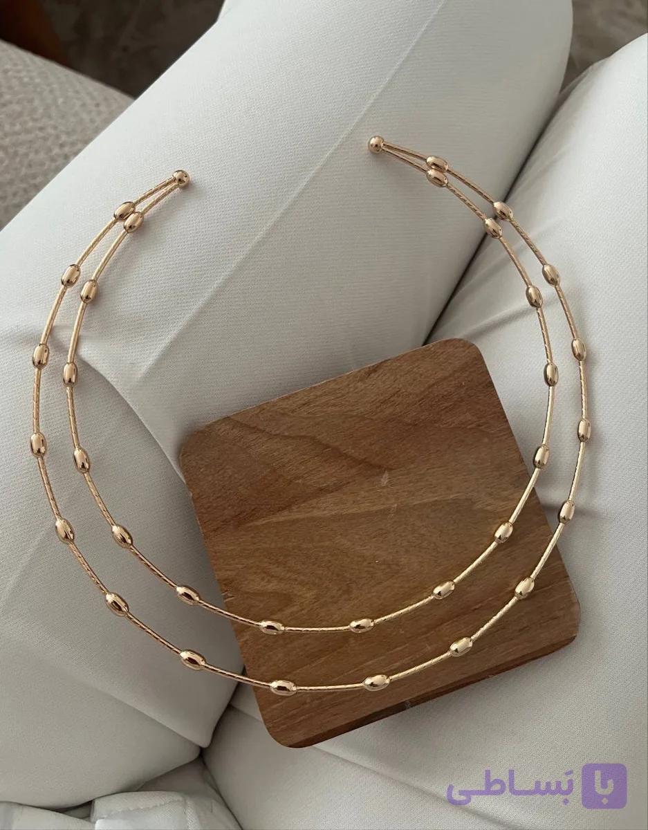 طوق دولاین طلایی فشن ژوپینگ ضدحساسیت