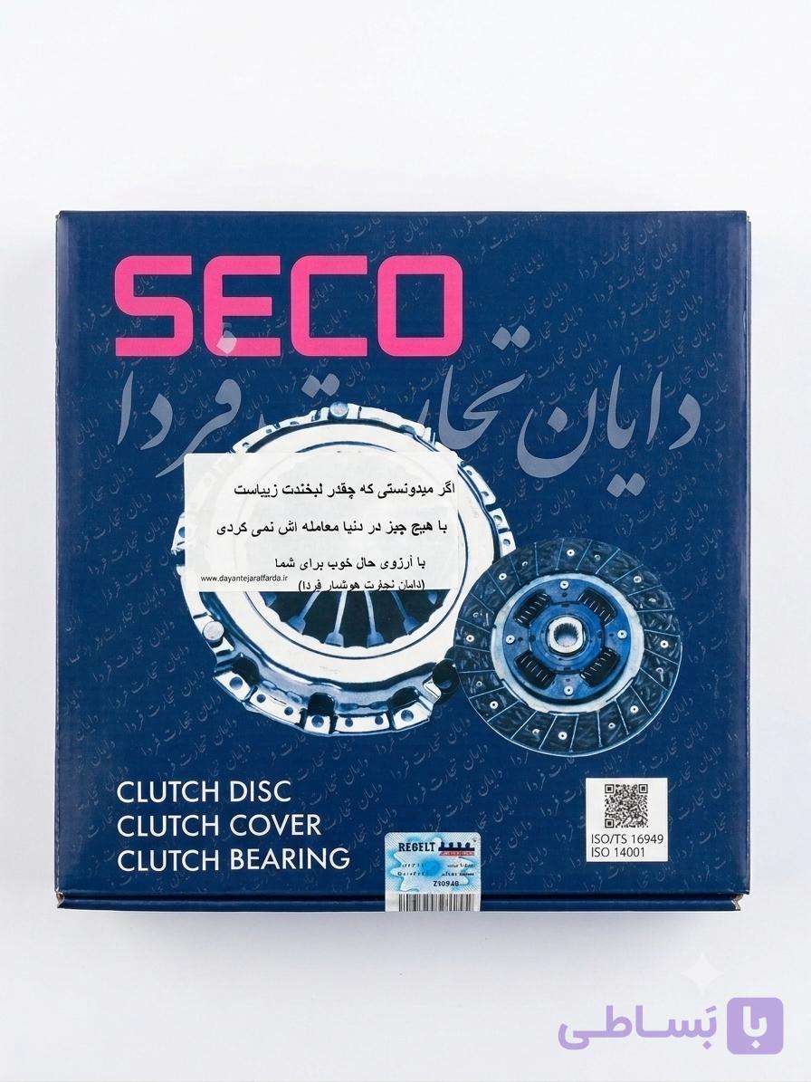 (دیسک و صفحه پژو 206 TU5سکو seco اصلی کره‌ جنوبی)* مناسب 206 TU5 tTU3 پارس TU5 ،207 و تمامی خودرو های با موتور TU5 و موتور TU3 *برند سیکو اصلی کره جنوبی ضمانت اصالت کالا* مدل 4 فنر سکو اصلی* کیت کامل کلاچ شامل دیسک و صفحه و بلبرینگ کلاچ *گارانتی *