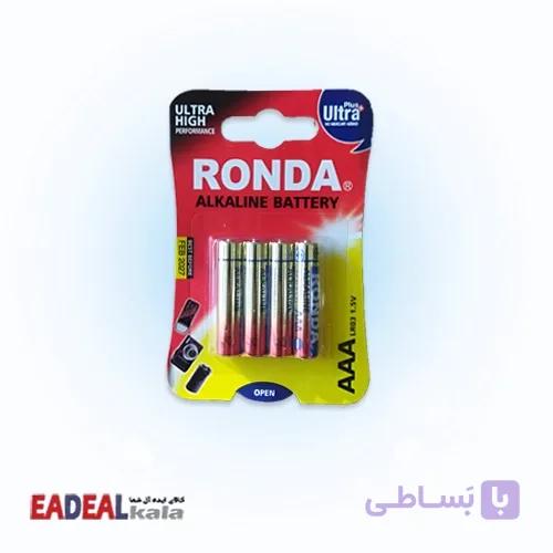 باتری نیم قلمی روندا مدل Ultra Plus Alkaline