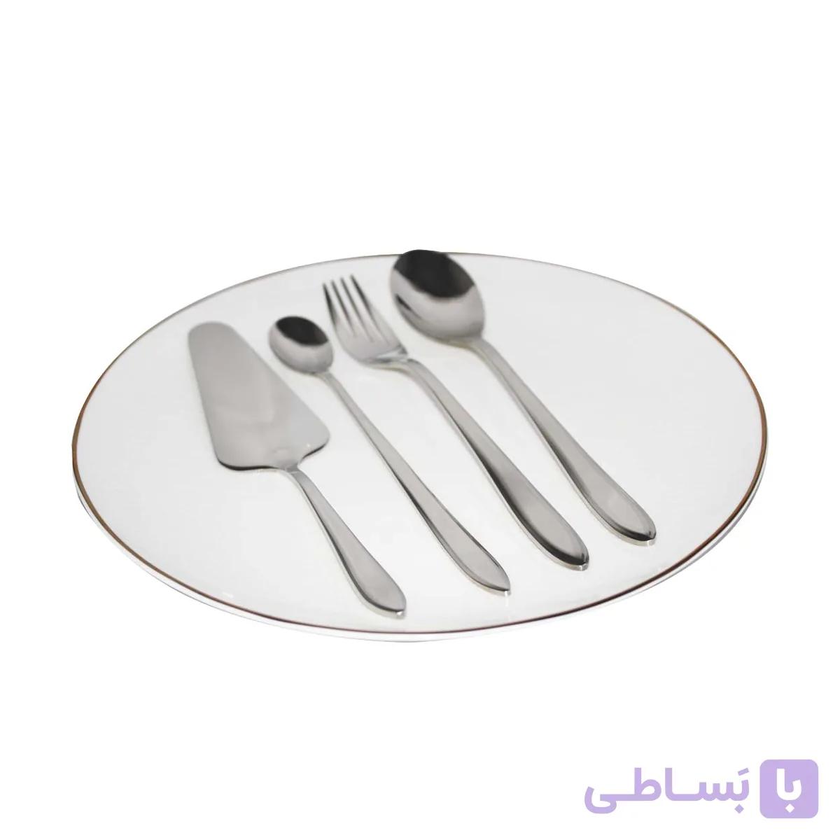 سرویس قاشق چنگال ویکند ۱۳۹ پارچه مدل ۱۱۱ براق و مات