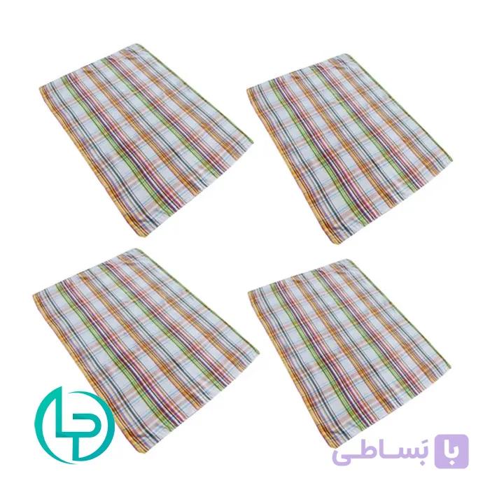 دستمال تنظیف یزدی بسته 4 عددی
