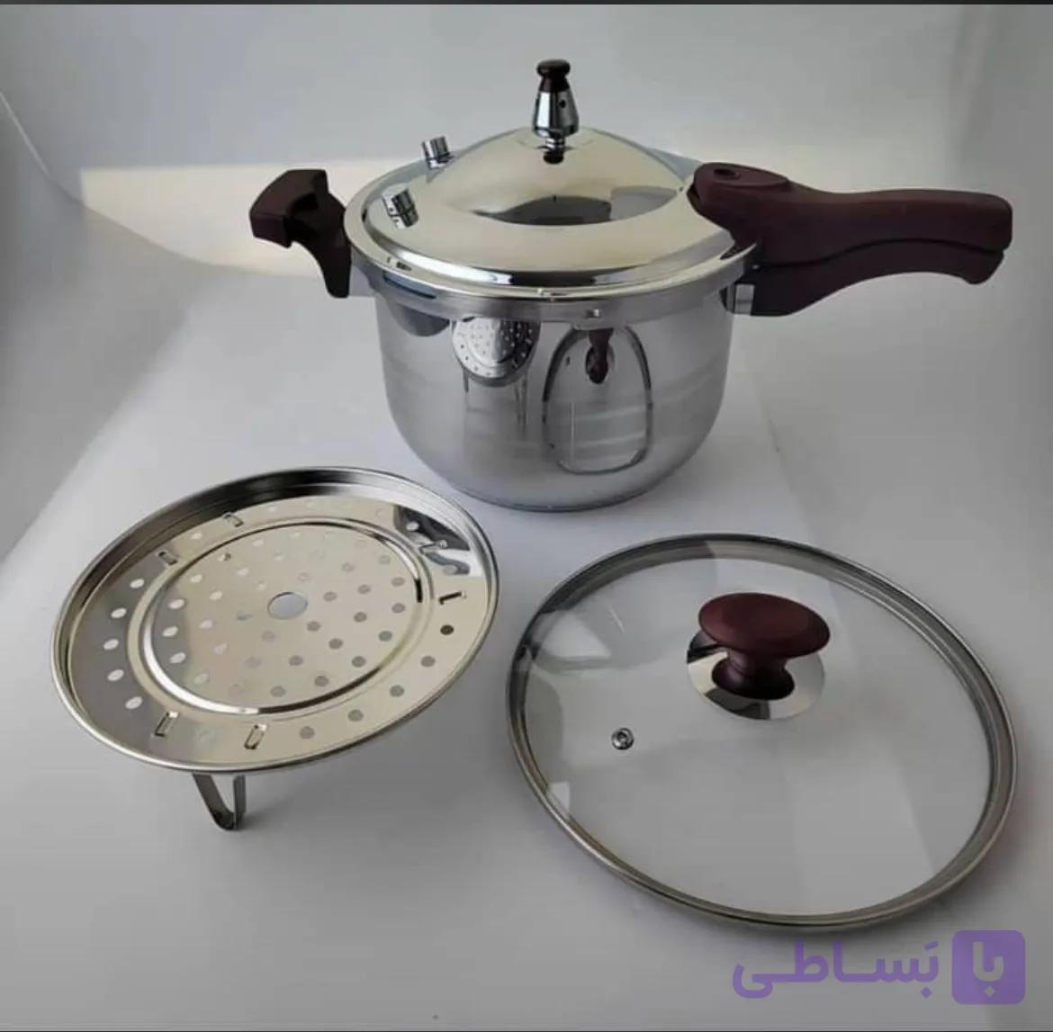 زودپز گازی رویال مدل CNAB040 ظرفیت ۶ لیتر استیل — تصویر 1