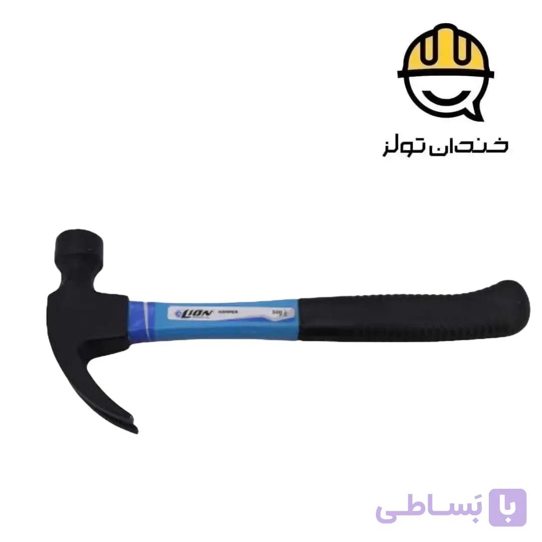 چکش دو شاخ میخ کش 500 گرمی لیون مدل F156 — تصویر 1