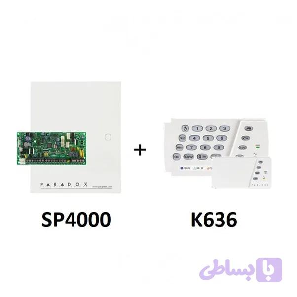پنل دزدگیر پرادوکس SP4000+K636 PARADOX — تصویر 1