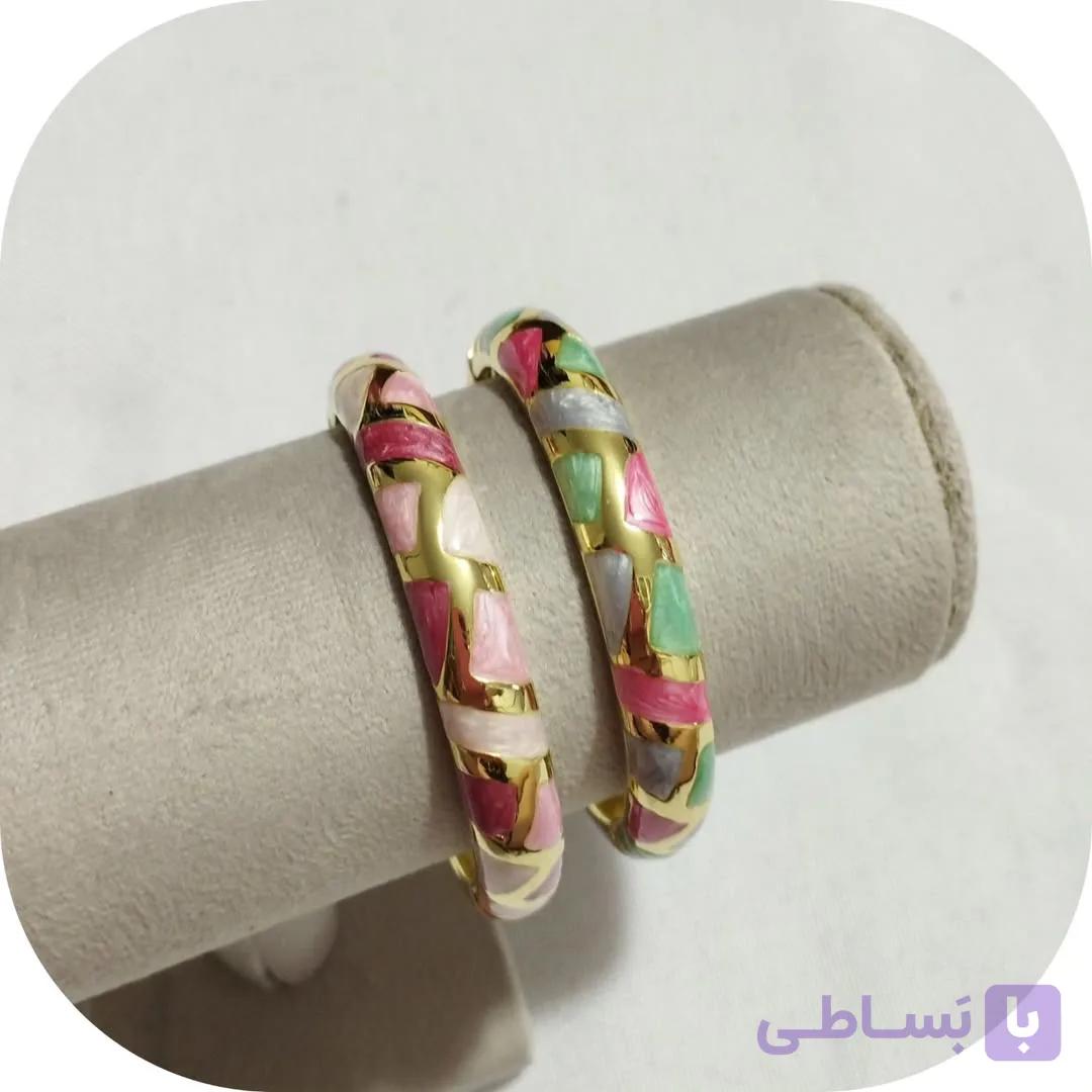 دستبند النگویی میناکاری
