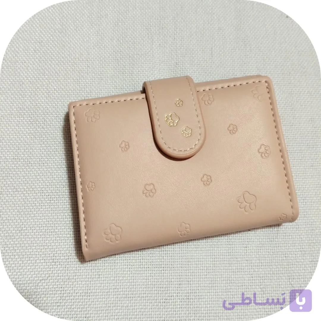 کیف پول دخنر.نه فانتزی در ۲طرح تک رنگ