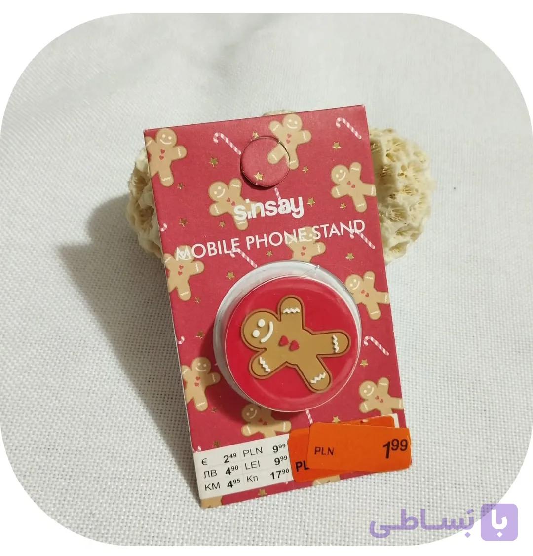 هولدر موبایل طرح کریسمسی و اکلیلی برند sinsay لهستان
