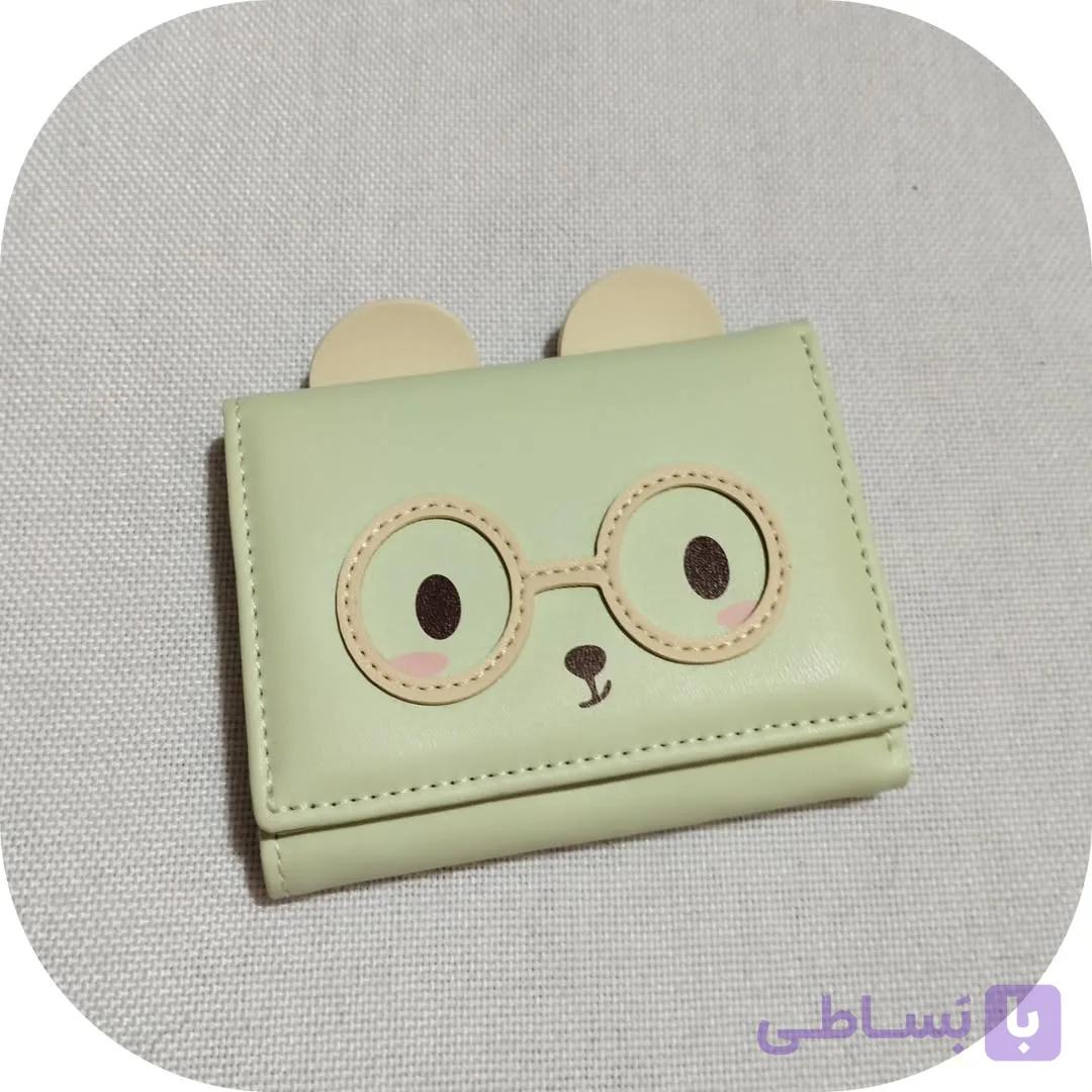 کیف پول دخترونه فانتزی طرح چرم در ۴ طرح