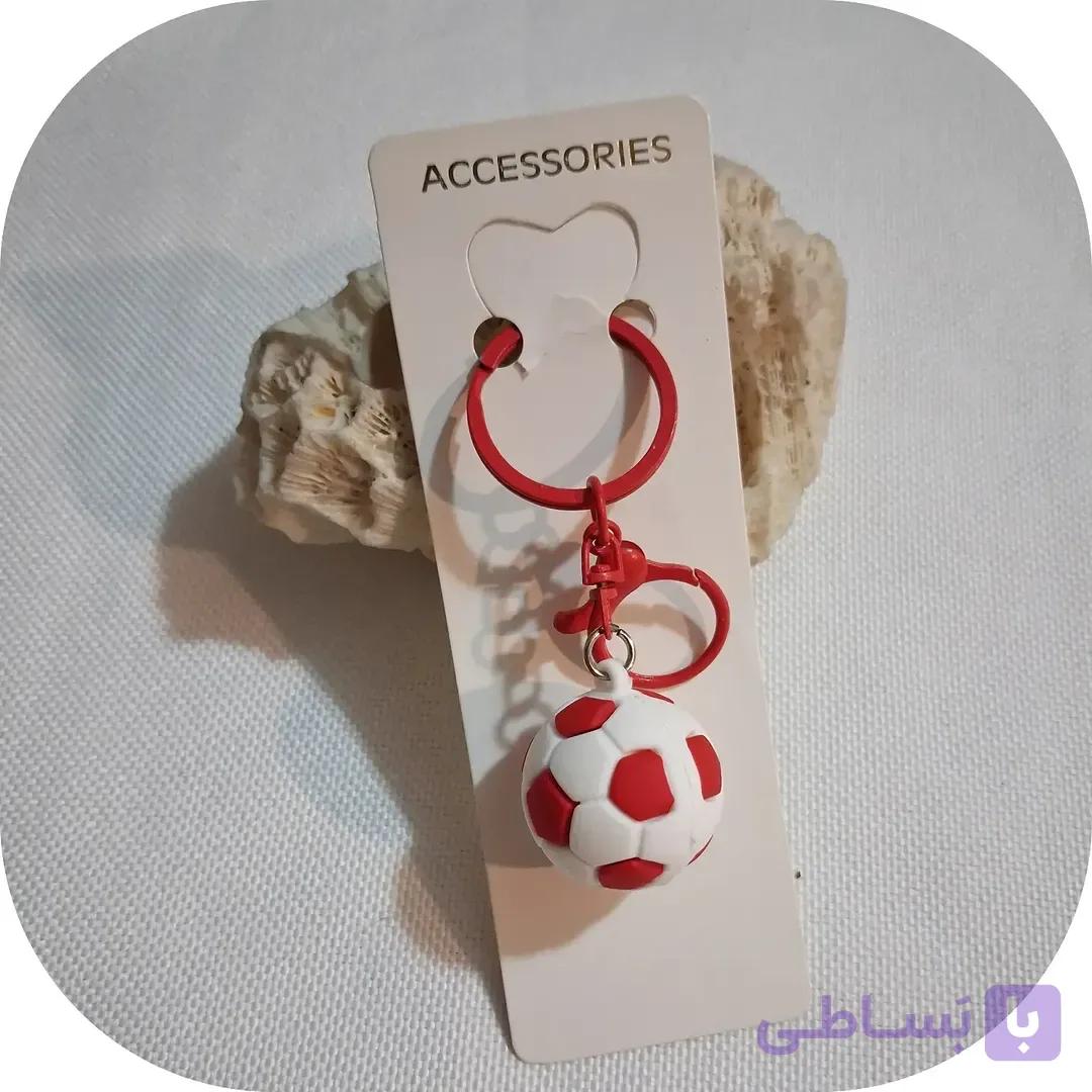 جاسوئیچی و آویز کیف طرح توپ فوتبال