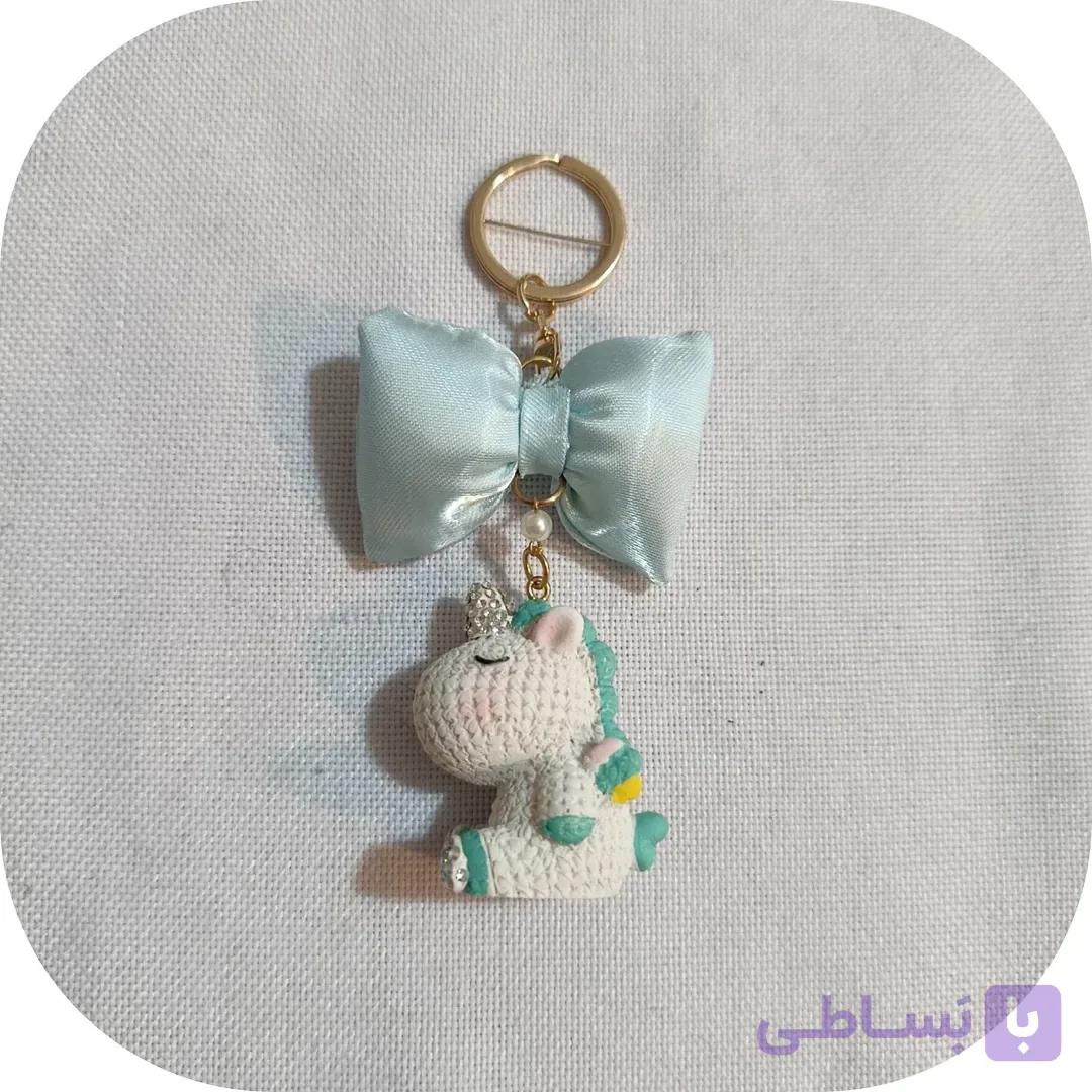 جاسوئیچی سرامیکی نگیندار طرح تک شاخ