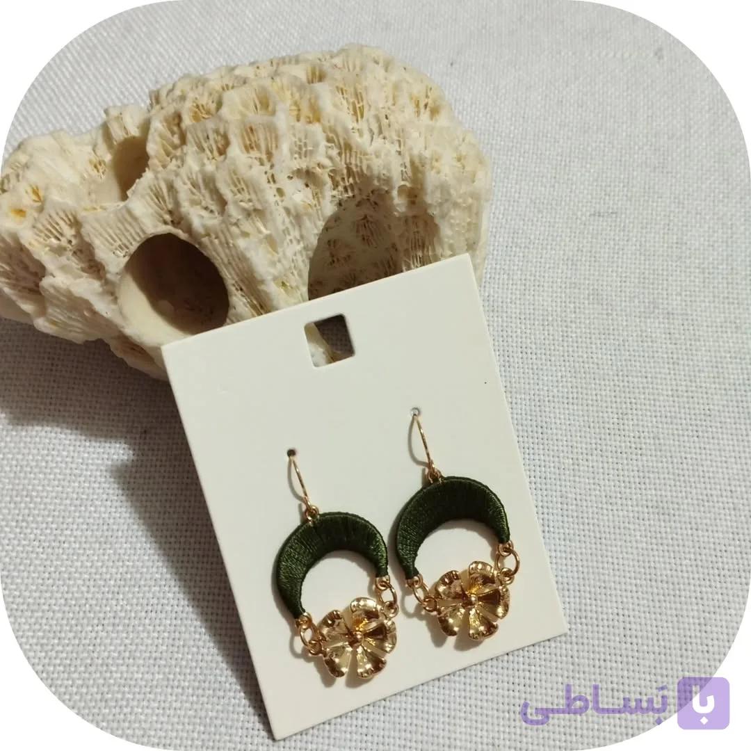 گوشواره آویز طرح نخی برند اروپایی