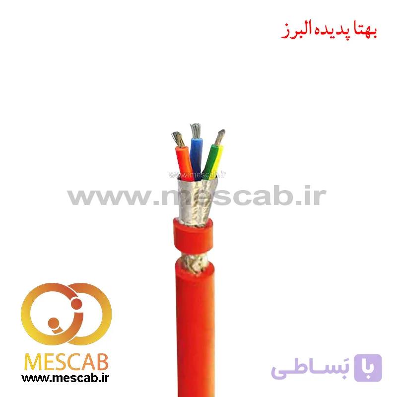 کابل نسوز سیلیکونی شیلددار سیلی دی 3*1.5 — تصویر 1