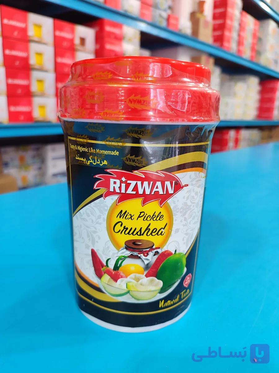 ترشی انبه لیته روغنی رضوان 400 گرمی — تصویر 1