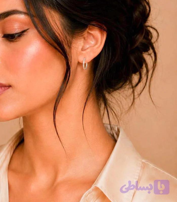 گوشواره حلقه مینیمال