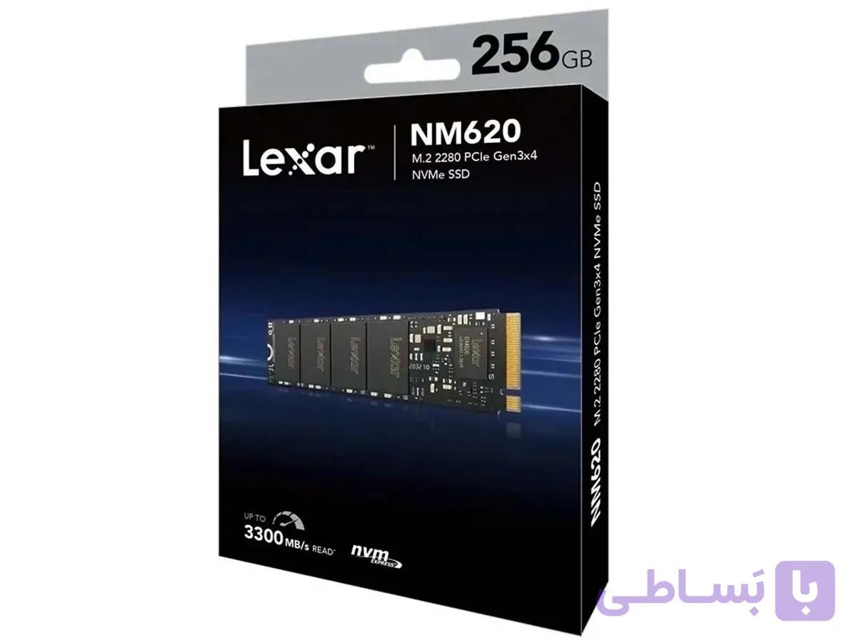اس اس دی اینترنال M.2 NVMe لکسار مدل Lexar NM620 ظرفیت 256 گیگابایت — تصویر 1