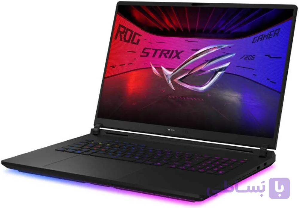 ASUS ROG Strix SCAR 18 Gaming Laptop, 18″ WQXGA 240Hz HDR Display, Intel Core Ultra 9 275HX, 64GB RAM, 4TB SSD, NVIDIA RTX 5090 24GB, English-Arabic KB, Win 11, Off Black | 90NR0LF1-M001W0 — تصویر 1