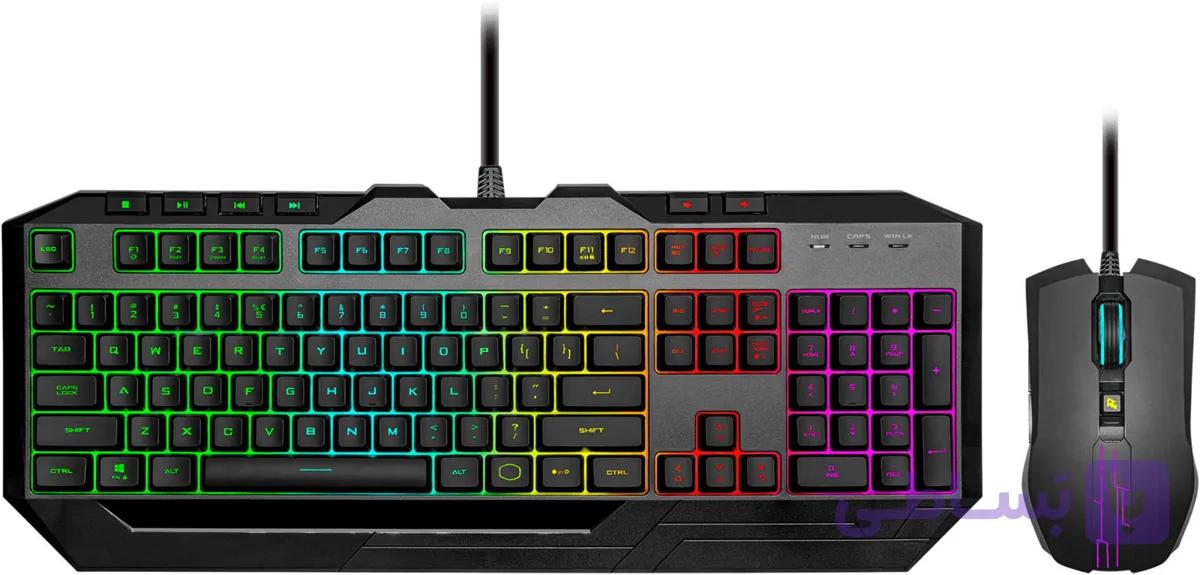 کیبورد و ماوس باسیم گیمینگ کولر مستر مدل DEVASTATOR 3 RGB — تصویر 1