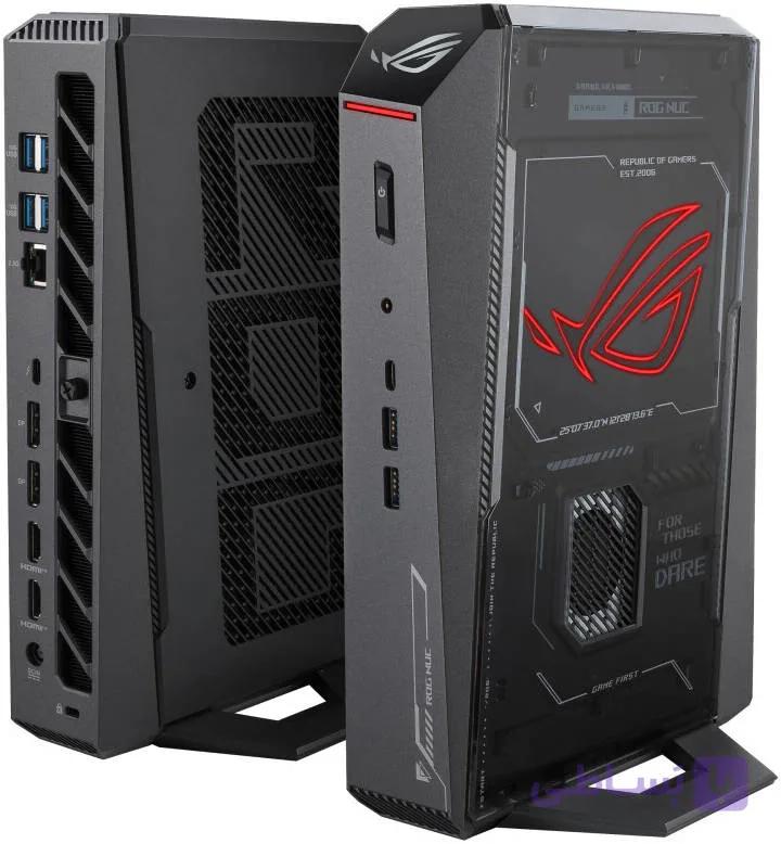 ASUS ROG NUC (2025) RNUC15JNK9X28AA2 Mini Gaming Computer, Intel Core Ultra 9 275HX, 32GB (2×16) RAM, 2TB SSD, GeForce RTX 5080 Laptop GPU, Windows 11, UK, Black | 90AS00I1-M000B0 — تصویر 1