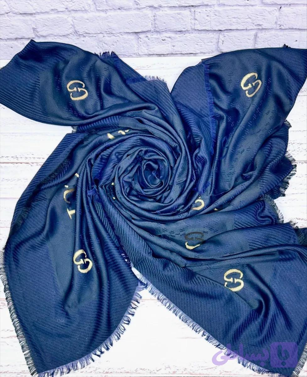 روسری مارک طلاکوب طرح گوچی‌‎