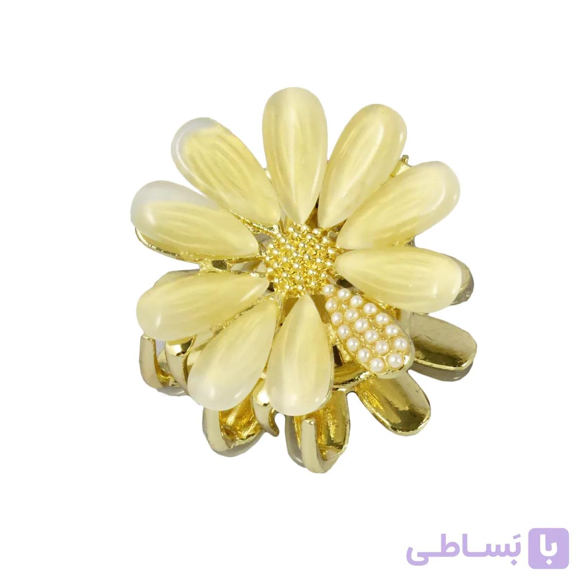 کلیپس مو زنانه مدل بابونه کد 1484 — تصویر 1