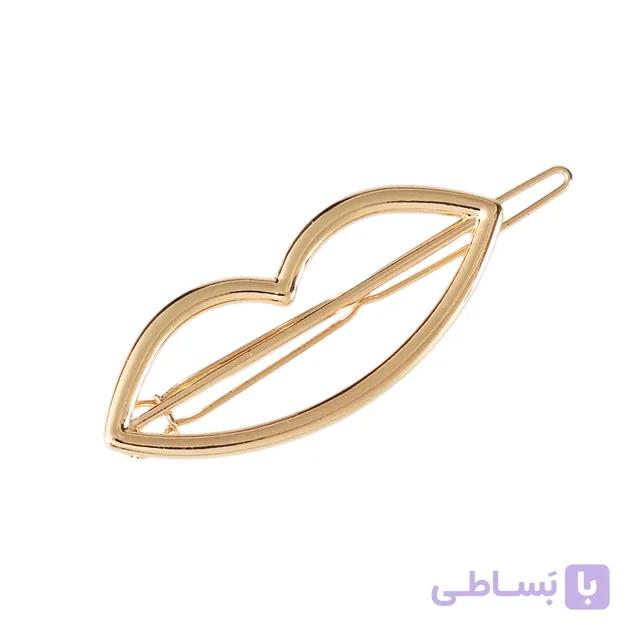گیره مو زنانه طرح لب کد Mhr-284 — تصویر 1