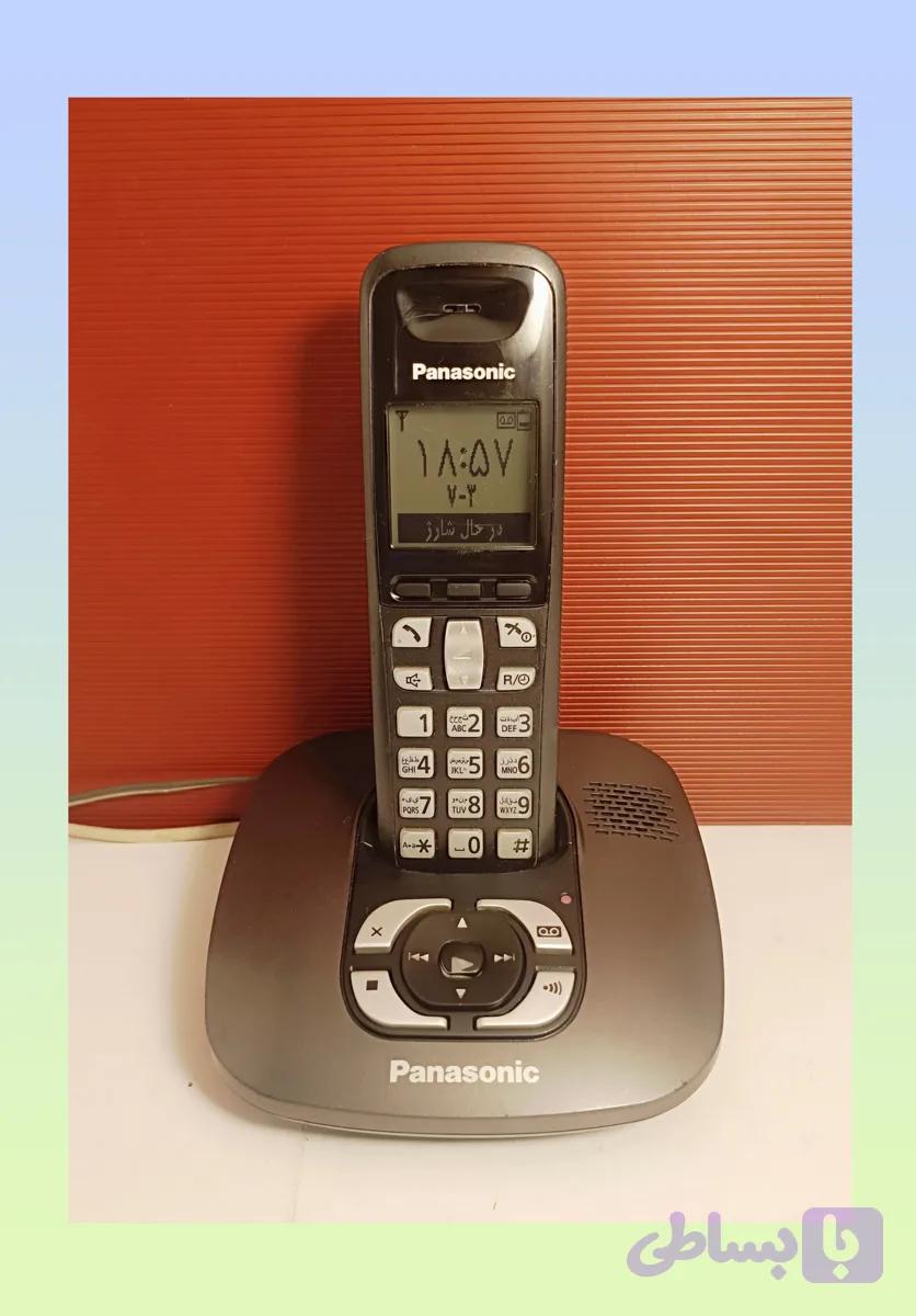 تلفن بی‌سیم پاناسونیک مدل KX-TG6421 (با پیام‌گیر و منوی فارسی)