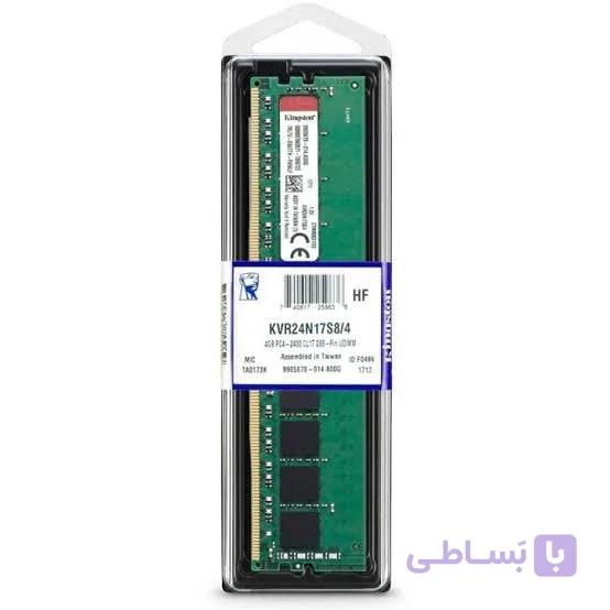 رم کامپیوتر کینگستون 4 گیگابایت DDR4 2400MHz